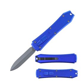 5.25" Blue Sniper Micro OTF Out The Front Automatic Knife