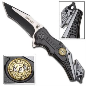 Spring Assist - Legal Auto Knife - Tactical POW MIA Rescue