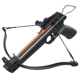 50lbs Pistol Fiberglass Crossbow With 5 Arrows