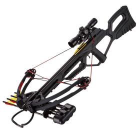 Valiant Sniper Compound Rifle Crossbow 185 lbs 4x32 Scope Package
