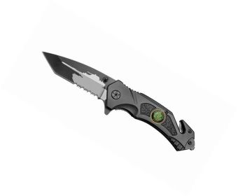 Assisted Opening Tactical Rescue Knife - Army