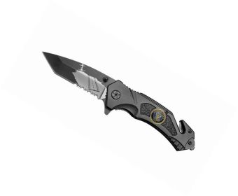 Assisted Opening Tactical Rescue Knife - Navy