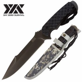 Sharp Full Tang Camping Survival Hunting Fixed Blade Knife 12.2 Inch Overall