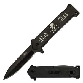 Bad A$$ Skull Spring Assisted Opening 'Legal Automatic' Knife