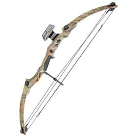 55 Lbs 29'' Compound Bow Set - Autumn Camo 206 FPS