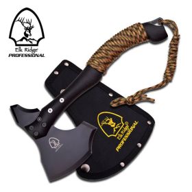 Heavy Duty Black Outdoor Bugout Survival Camping Axe Hatchet