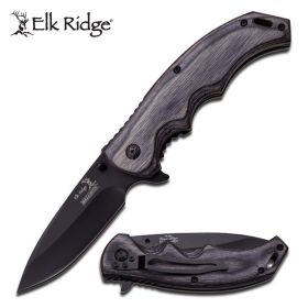 Tormentor Gray Pakkawood Spring Assisted Knife