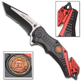 Spring Assist - Legal Auto Knife - Rescue Fire Fighter