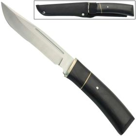 Outdoor Dark Ash Wilderness Hunting Fixed Blade Steel Blade Camping Knife