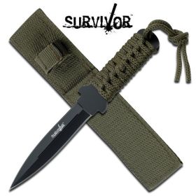 7 Inch Survivor Dagger Boot Knife Outdoor Fixed Blade