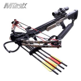 185LB Compound Crossbow 4Ã—32 Scope Integrated Quiver