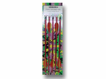 5 Pcs 20" Aluminum Metal Bolts Arrows For 150 & 180 lb Crossbow