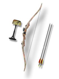 20 Lbs Draw Autumn Camo Recurve Archery Bow Set 85 FPS