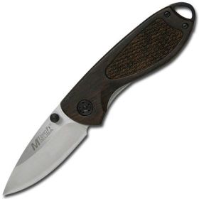 Diamond Cut Wood Handle Gentlemen Pocket Knife Everyday Carry