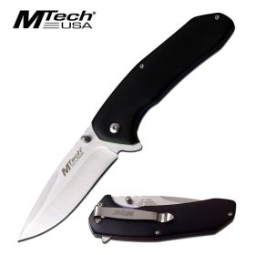 MTech 3.5" 3CR13 Steel Satin Finish Blade Assisted Open EDC Knife