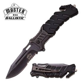 Ballistic USA Rescue Folder Spring Assisted Pocket Knife