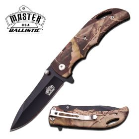 Ballistic Forest Camo Hunting Assisted Opening Pocket Knife