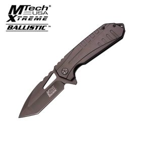 Tactical Spring Assist Folding Knife Viper Gunmetal Tanto Everyday Carry