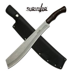 18" Pakkawood Handle Full Tang Outdoor Machete Knife