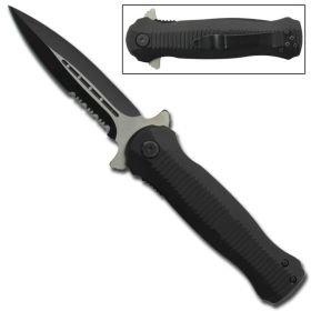 Shadow Runner Assisted Opening Stiletto Style Pocket Knife