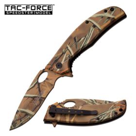 Tac-Force Dead Tree Camo Spring Assisted Knife