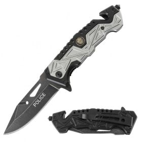 Rescue Spring Assist Police Folding Knife Law Enforcement