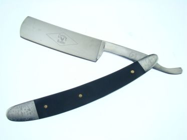 Black G-10 Handle Straight Razor